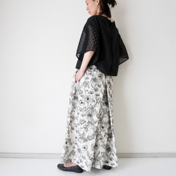 LACE SLEEVE ネックリボンブラウス black 15枚目の画像