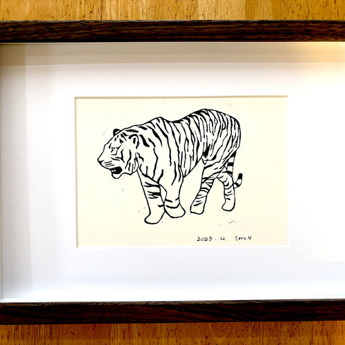 木版画 柄澤齊木口木版画作品：柄澤札 Karasawa Bill ｜ 1992年 ｜ 版画