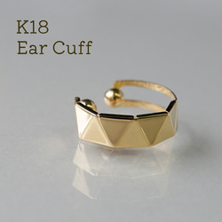 フープピアス コインチャーム 18K エリザベス メダル 2way チャーム