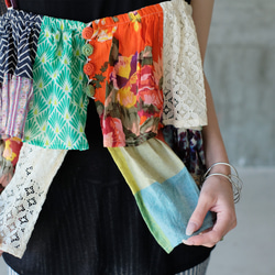 【素材の旅2025】彩りを重ねる♪カラフルパッチワークキャミベスト（25s-06）パターンA 11枚目の画像