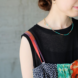 【素材の旅2025】彩りを重ねる♪カラフルパッチワークキャミベスト（25s-06）パターンA 13枚目の画像