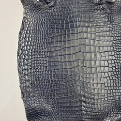 ワニ革　クロコ　藍染　<キャンペーン限定商品＞　No.C008078 15枚目の画像