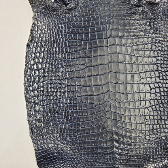 ワニ革　クロコ　藍染　<キャンペーン限定商品＞　No.C008078 15枚目の画像