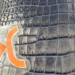 ワニ革　クロコ　藍染　<キャンペーン限定商品＞　No.C008078 11枚目の画像