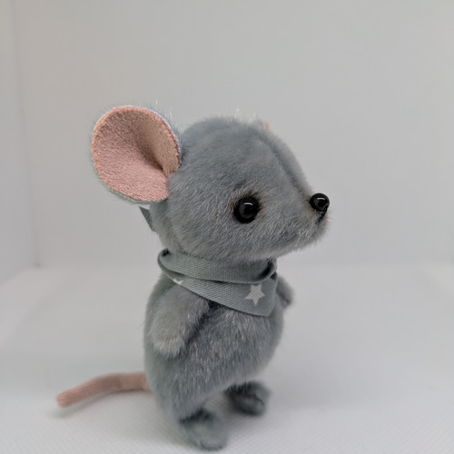 ハンドメイド* ぬいぐるみ*ねことねずみ*ハ—ト*ペア