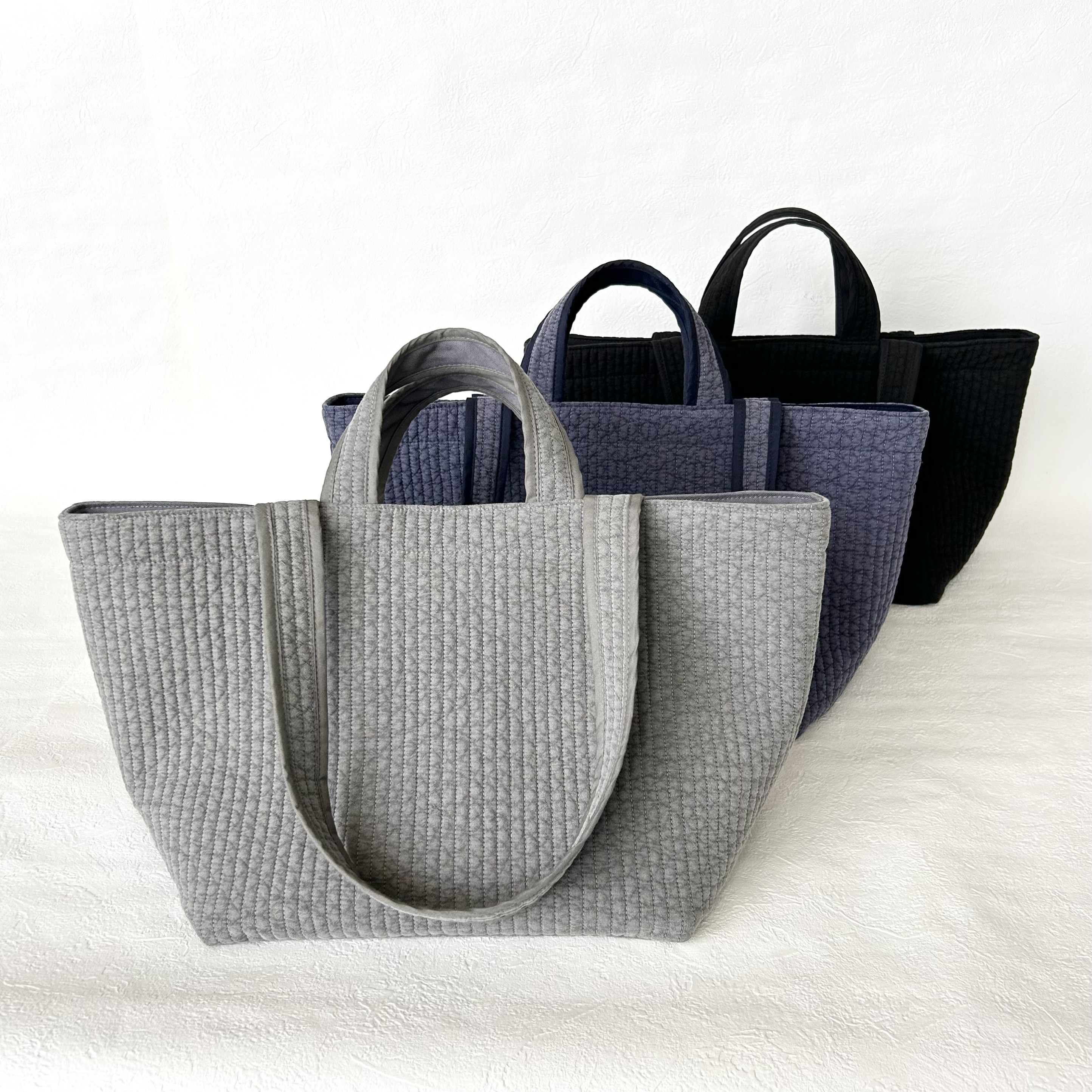 すっきりきれいめ大人のヌビバッグ【ML size】ショルダーバッグ 2way トートバッグ