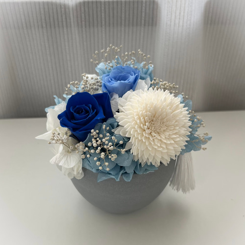 仏花 ✧ 空音（そらね）✧ プリザーブドフラワー お供え花 小さめ
