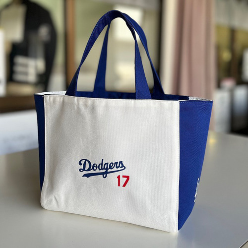 ドジャース ロゴ入りミニトートバッグ｜大谷翔平 17番 dodgers