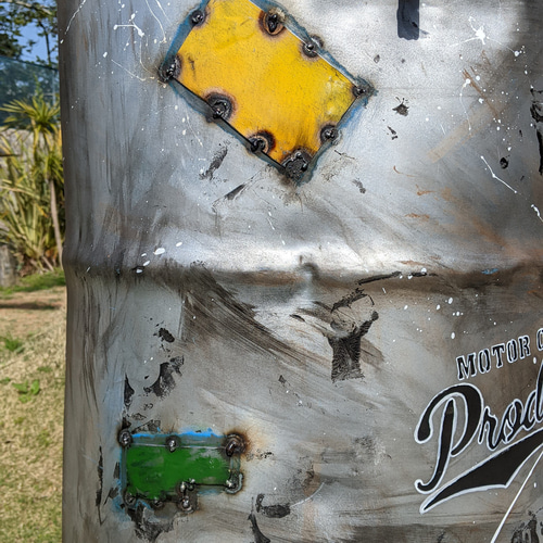 ドラム缶 洗面台 立水栓 インダストリアル ガレージ水栓 アメリカン