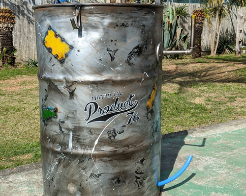 ドラム缶 洗面台 立水栓 インダストリアル ガレージ水栓 アメリカンガレージ e610b261cd406d76dc4c9c47ad9d73