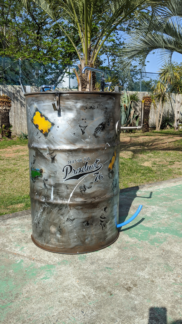 ドラム缶 洗面台 立水栓 インダストリアル ガレージ水栓 アメリカンガレージ ドラム缶 洗面台 立水栓 インダストリアル ガレージ水栓