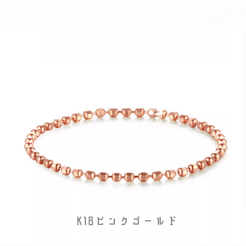 ⭐️新品⭐️ 日本製 18金 カットボール チェーンリング 18金証明書有 カットボール 18金 18金証明書有 チェーンリング ⭐️新品⭐️ 日本製