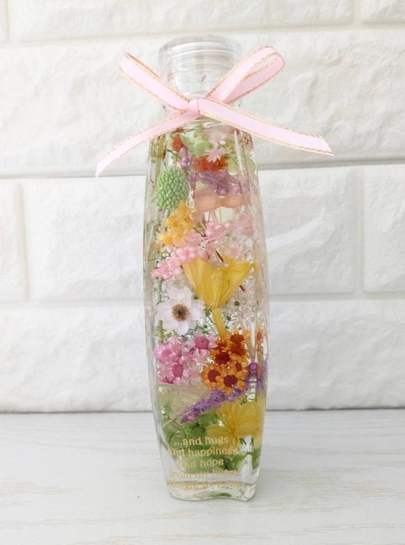 敬老の日 母の日 誕生日 爽やかな色合いのエレガントハーバリウム ラッピング無料 箱付き ギフト 6枚目の画像