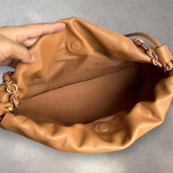 フラメンコ巾着風チェーンショルダーバッグ 11枚目の画像