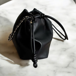 フラメンコ巾着風チェーンショルダーバッグ 6枚目の画像