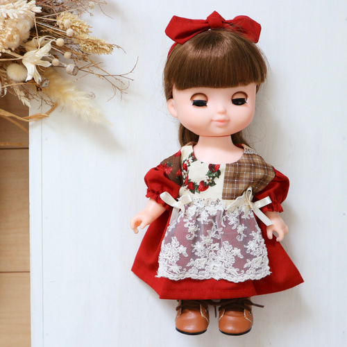 メルちゃん ワンピース♡イチゴのスタイ