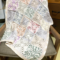 namonamo 　モチーフ編み【14】ハンドメイド　ブランケット 8d0fb8b4eb9e6beeca7826dd450cc3