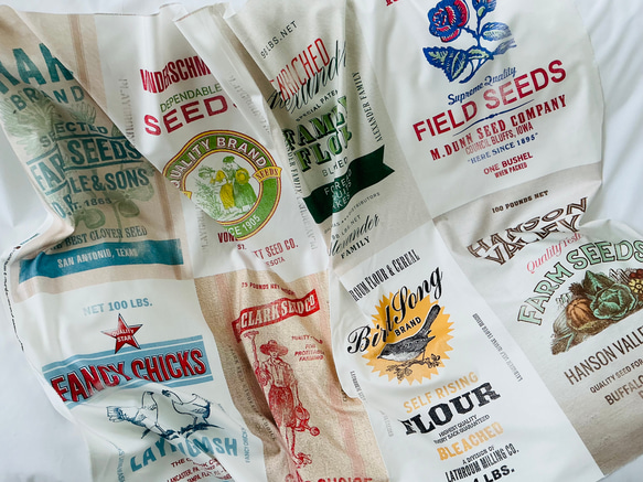 ファーム アンド ガーデン パネル生地 キャスホールデン by moda 生地