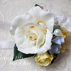 【りんりん】ブーケ、ブートニア、ヘッドパーツ、ヘッドドレス　セット りんりん】ブーケ、ブートニア、ヘッドパーツ、ヘッドドレス