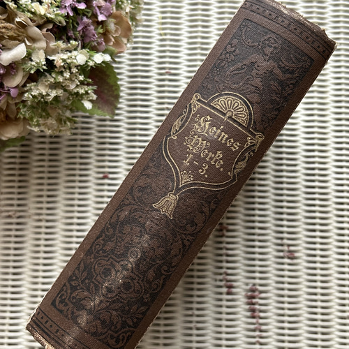 希少本　オーナメント　1887 ドイツ　大理石刷り 希少本 オーナメント 1887 ドイツ 大理石刷り 希少本