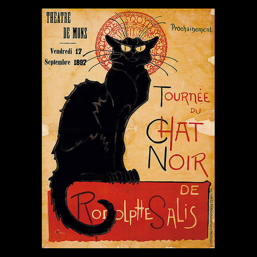 スタンラン『 黒猫 』のフォトタイル 1（世界の名画シリーズ