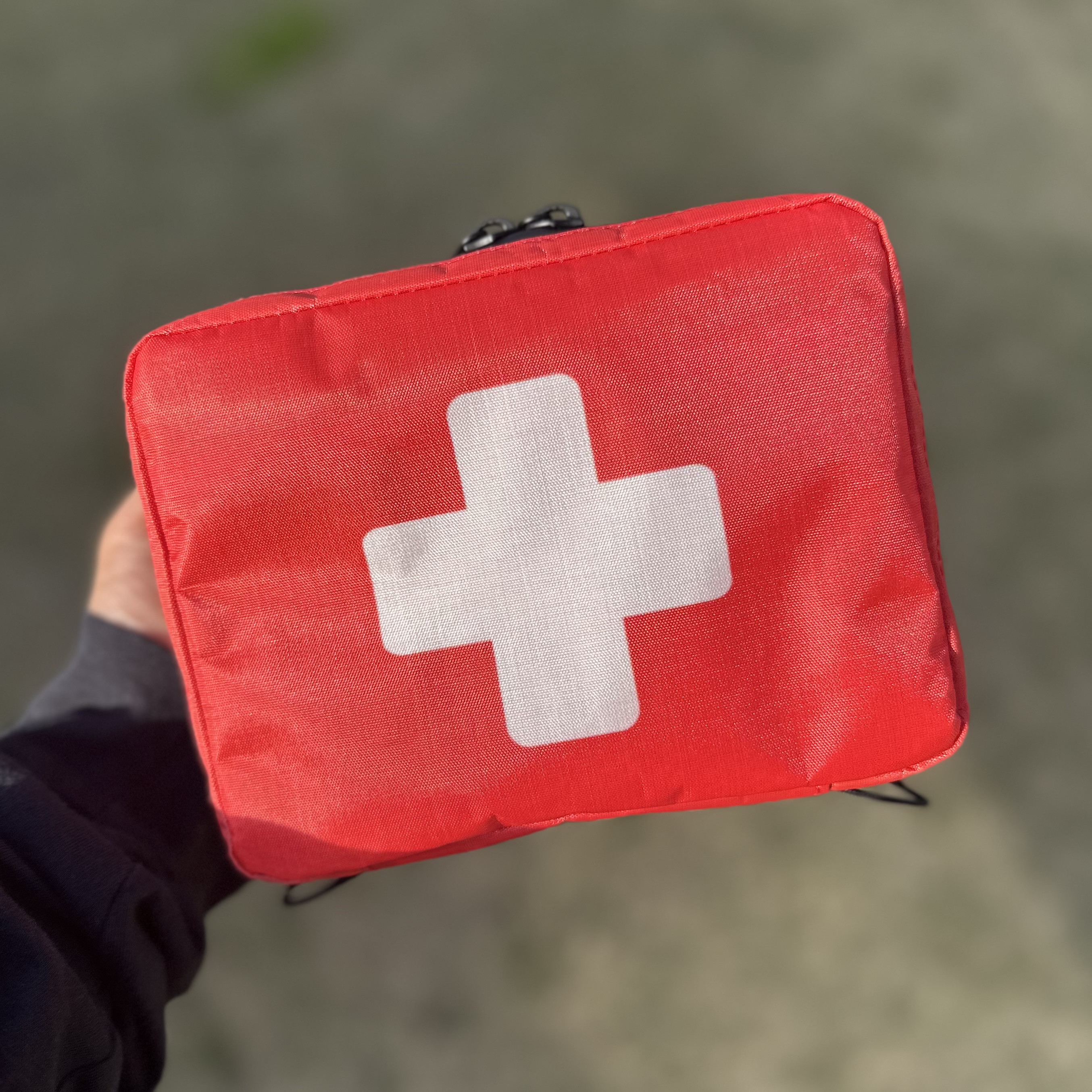 【DCF】オリジナルプリント　ファーストエイドキット　救急ポーチ　5.0 ブラック