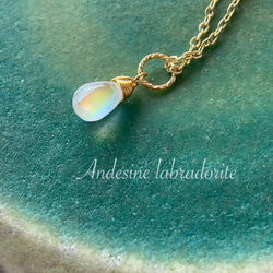 14kgf＊原石のネックレスチャーム エチオピアンオパール ペンダント