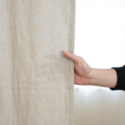 日本の美を纏う、リネン100%の暖簾（のれん)　選べる9色/3サイズ　麻100%　日本製 5枚目の画像