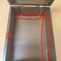 【Creema限定ワケありな逸品】木製ふた付き小物入れ　現品限り　アウトレット価格 6枚目の画像