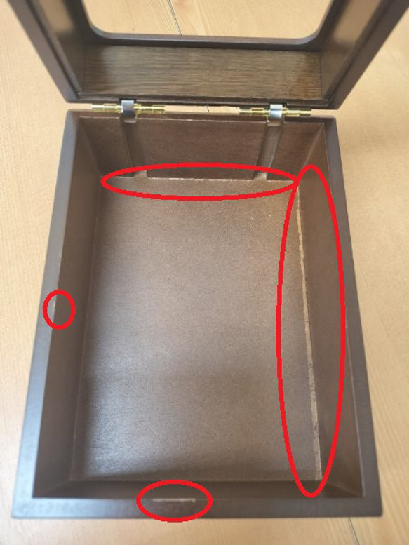 【Creema限定ワケありな逸品】木製ふた付き小物入れ　現品限り　アウトレット価格 6枚目の画像