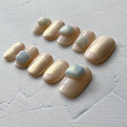 ネイルチップ うねうねデザイン 個性派ネイル ネイルチップ（つけ爪