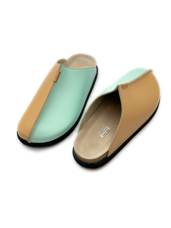 色を楽しむフットベットミュール ＃イエローコンビ ＃ベージュコンビ 13枚目の画像