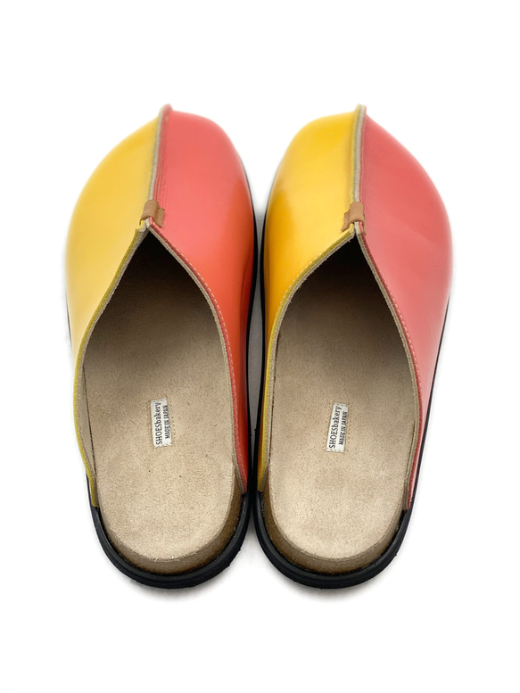 色を楽しむフットベットミュール ＃イエローコンビ ＃ベージュコンビ 8枚目の画像