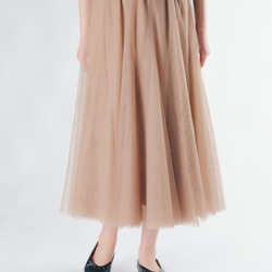 スタッズ付き、深履きのバレエシューズ（22.5cm〜25cm） 2枚目の画像