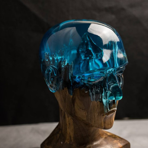 考える人 |手作りの樹脂と木材のホームデコレーション - ユニークな