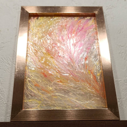 月の竪琴　ハンドメイドパステル画　絵画アート原画 森の子鹿 ハンドメイドパステル画 絵画アート原画