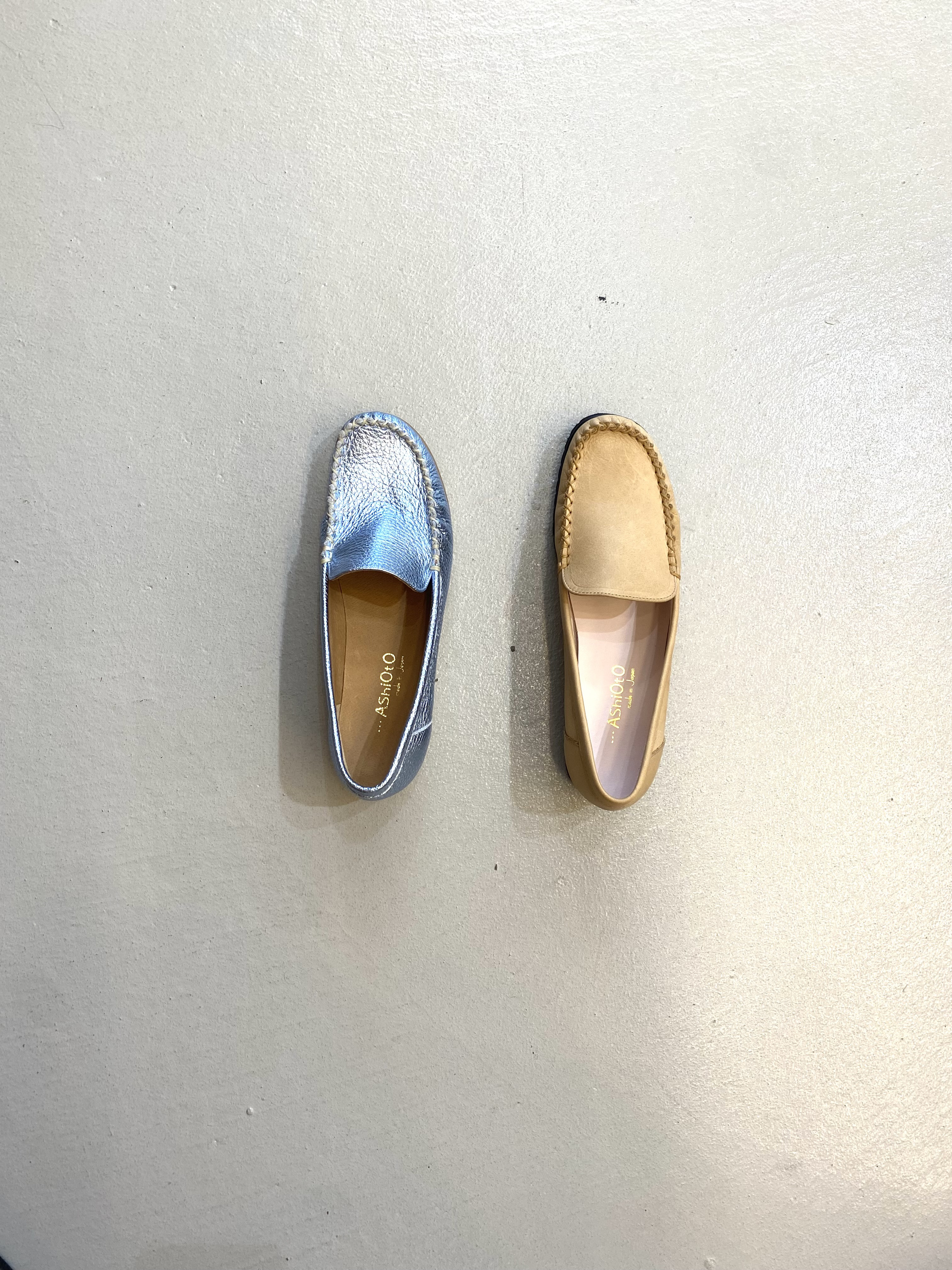 【アシオト】神戸の靴職人が作った♪超軽量・純国産モカシンシューズ(A2010)