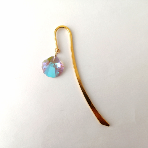 キラキラ シェルのブックマーカー】 本のしおり しおり 栞