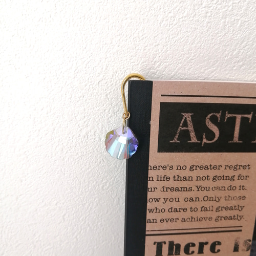 キラキラシェルのブックマーカー】 本のしおり しおり 栞 ブックマーク