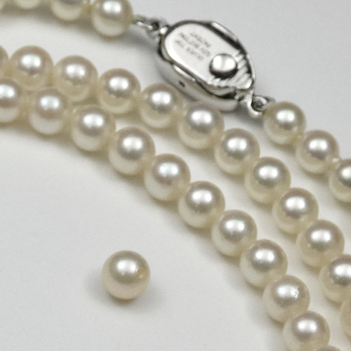 アコヤ本真珠 ベビーパールネックレス ロング4.5-4.8mm 78cm