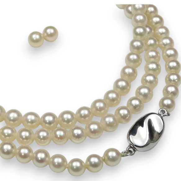 アコヤ本真珠 ベビーパールネックレス ロング4.5-4.8mm 78cmあこや養殖