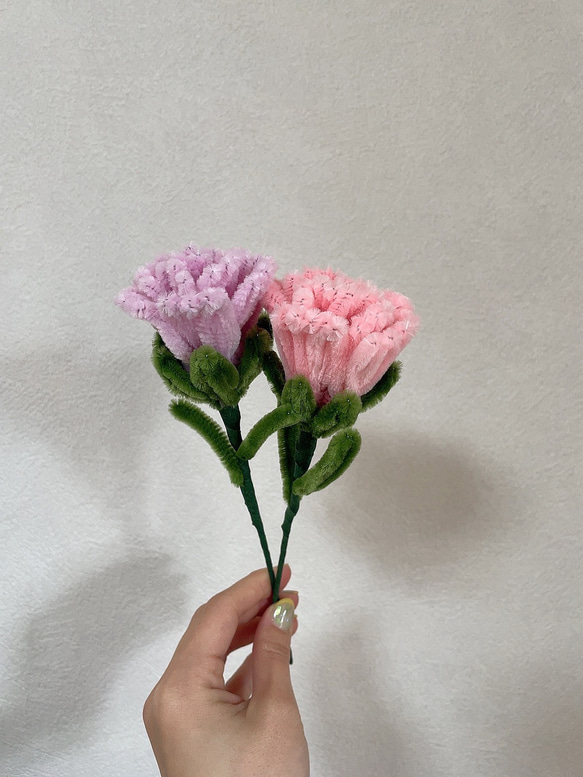 枯れない花 モールフラワー カーネーション アートフラワー paru 通販