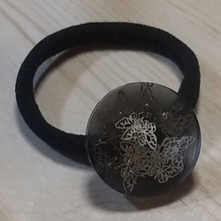 煌めくゴールド☆蝶のレジンヘアゴム ヘアゴム はーちゃん124 通販