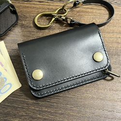 カントさん専用 トラッカーウォレット 小判カン付き bead-ya_truckers-bt-type2-black