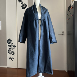 sale！着物リメイク ポリエステル絽からバッククロス ワンピース