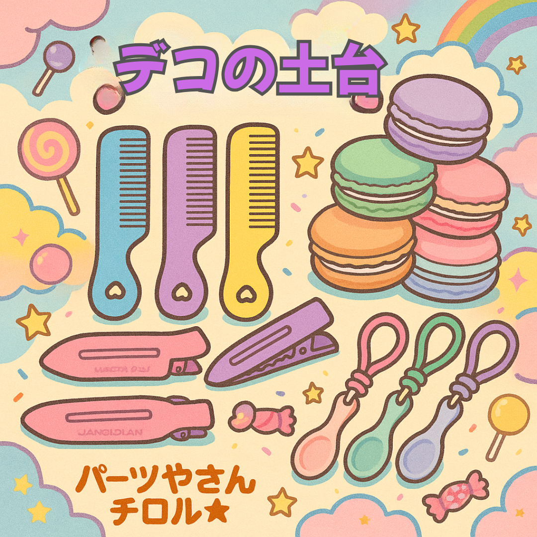 →ココからデコの土台になる素材です