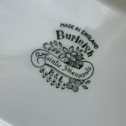 英国 Burleigh バーレイ社 グリーンアジアンティックフェザンツ