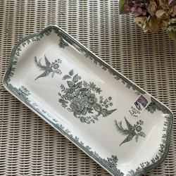 英国 Burleigh バーレイ社 グリーンアジアンティックフェザンツ