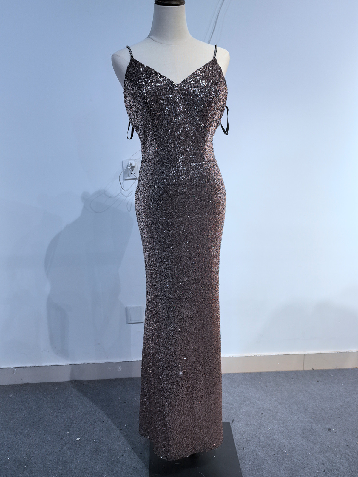 セクシー  キャミソール  カラードレス   キラキラ  オーダーメイド可能 音楽会/演奏会D063