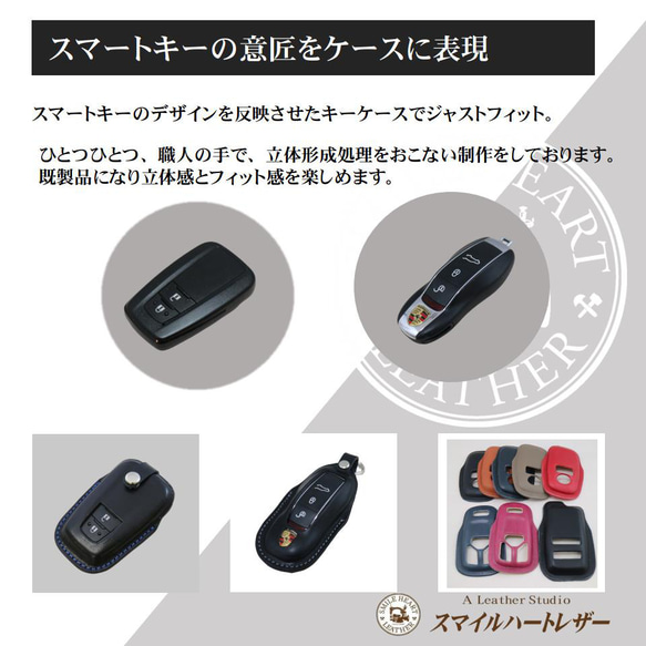 【個別オーダー専用】スマートキーケース　コペン車用　本革　　ダイヤモンドパイソン仕様　【レザーキースーツ】 8枚目の画像